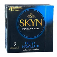 Презервативы SKYN Extra Lubricated безлатексные с обильной смазкой 15шт (5 пачек по 3шт) (PL) - Фото№2