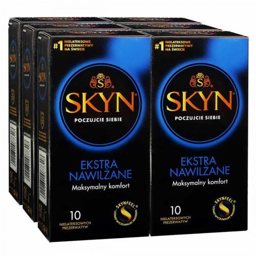 Презервативы SKYN Extra Lubricated безлатексные с обильной смазкой 60шт (6 пачек по 10шт) (PL) - Фото№1