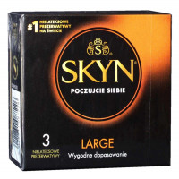 Презервативи SKYN Large великі безлатексні 15шт (5 пачок по 3шт) (PL) - Фото№2