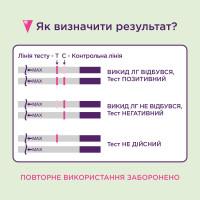 EVIPLAN 5+1, 6 шт. Набор тестов для определения овуляции и беременности (тест-полоска для определения овуляции EVIPLAN, 5 шт - Фото№5