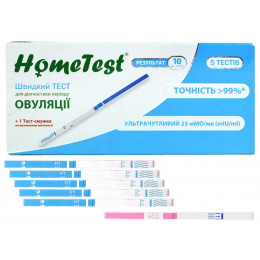 Тест на овуляцію HOME TEST, 5+1шт