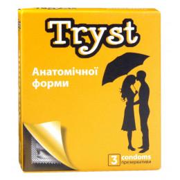 Презервативи TRYST Anatomic 3шт анатомічні