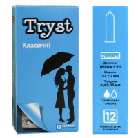 Презервативи TRYST Classic класичні 36шт (3 пачки по 12шт) - Фото№3