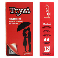 Презервативи TRYST Light надтонкі 36шт (3 пачки по 12шт) - Фото№2