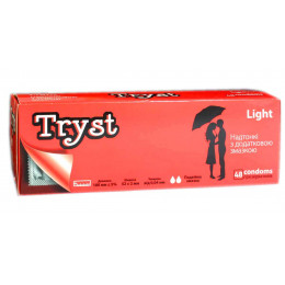 Презервативи TRYST Light 48шт надтонкі