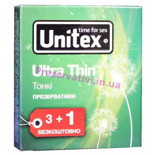 Презервативи Unіtex №4 Ultra Thіn Ультратонкі - Фото№1