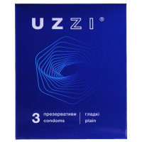 Блок презервативів UZZI гладкие 72шт (24 пачки по 3шт) КОНВЕРТ - Фото№4