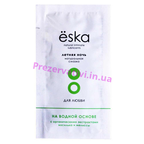 Органічний гель Eska 7 мл на водній основі зволожуючий (строк 01.2023) - Фото№1